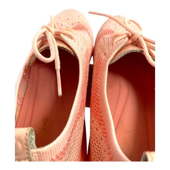 Cole Haan Women 2.ZERØGRAND Stitchlite™ Wingtip Oxford Peach Pink Size 7B Shoes - Picture 8 of 10